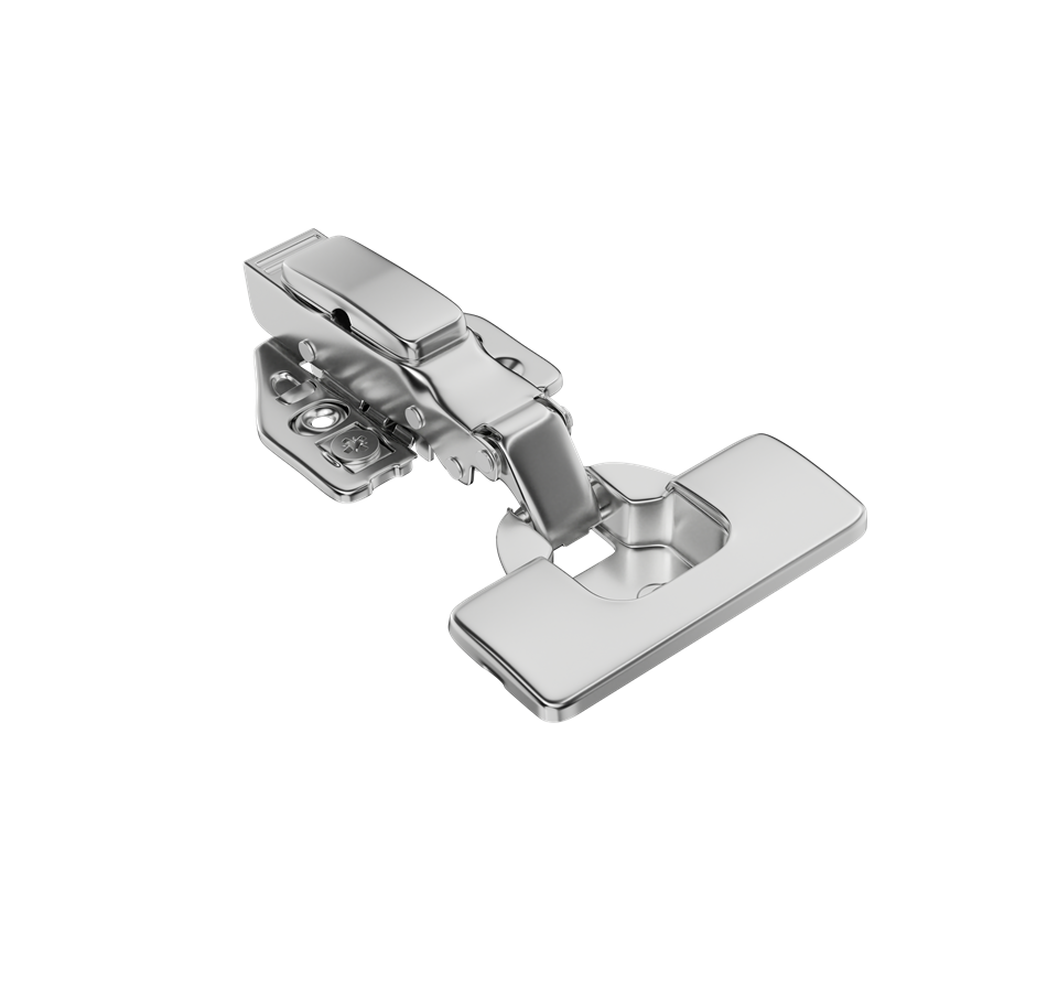 Dobradiça 35mm Pistão Clip-On 3D Reta