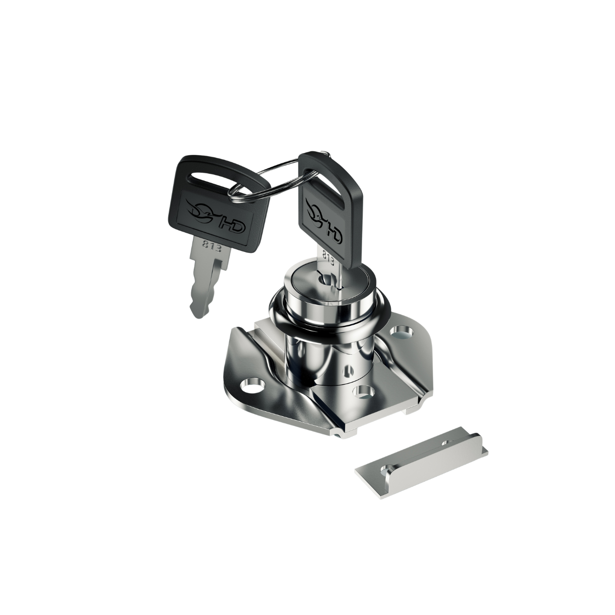 Fechadura com Batente e Chave Fixa 22mm